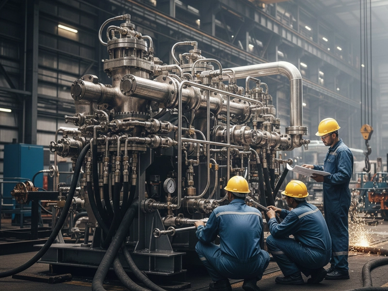 marine hydraulics and steam system repair