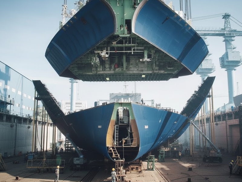 ship building and post-erection company in Alappuzha